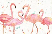 Flamingo Fever I Fine Art Print