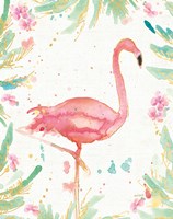 Flamingo Fever XII Framed Print