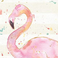 Flamingo Fever III no Words Fine Art Print