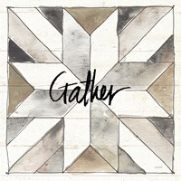 Farm Memories XIV Gather Framed Print