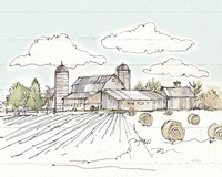 Farm Memories II Shiplap Fine Art Print