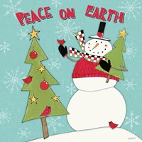 Snowman Sentiments III Fine Art Print