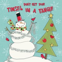 Snowman Sentiments II Fine Art Print