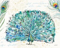 Peacock Garden IX Fine Art Print