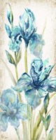 Watercolor Iris Panel REV II Fine Art Print