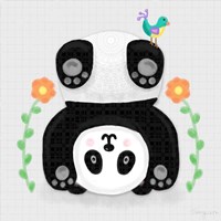 Tumbling Pandas IV Fine Art Print