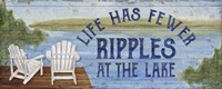 Lake Living Panel II (ripples) Fine Art Print