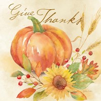 Welcome Fall - Give Thanks Fine Art Print
