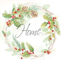 Holiday Wreath Home Fine Art Print