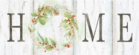 Holiday Wreath Home Sign Fine Art Print