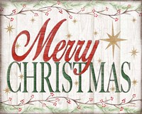 Merry Christmas Fine Art Print
