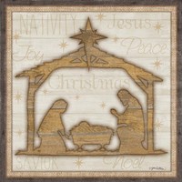 Rustic Nativity Fine Art Print