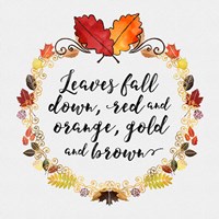 Pumpkin Spice Sentiment I Fine Art Print