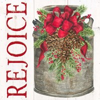 Home for the Holidays Rejoice Framed Print