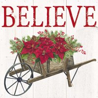 Home for the Holidays Believe Fine Art Print