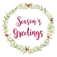 Be Joyful Season's Greetings Framed Print