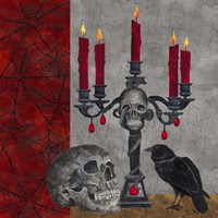 Something Wicked Candlelabra Framed Print