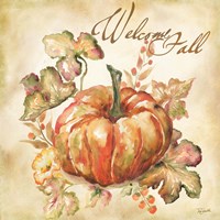 Watercolor Harvest IV Framed Print