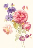 Watercolor Flowers II Framed Print