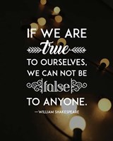 If We Are True To Ourselves - Yellow Lights Fine Art Print