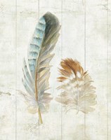 Natural Flora X Bold Feathers Framed Print