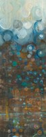 Blue and Bronze Dots IV Fine Art Print