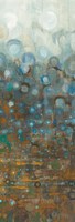 Blue and Bronze Dots VI Fine Art Print