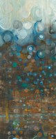 Blue and Bronze Dots II Fine Art Print