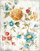 Golden Flowers I Fine Art Print