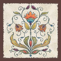 Mediterranean Flair VI Framed Print