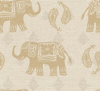 Elephant Caravan Patterns I Fine Art Print