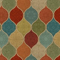 Spice Mosaic Pattern Fine Art Print