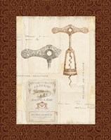 Fancy Corkscrew II Border Fine Art Print