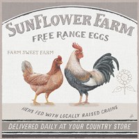 Vintage Farm V Framed Print