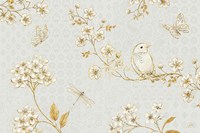 Golden Garden I Fine Art Print