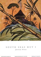 South Seas Hut I Fine Art Print