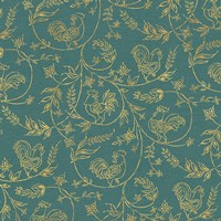 Rooster Trail Pattern III Fine Art Print