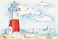 Coastal Life VII Framed Print