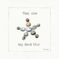 Pebbles and Sandpipers VII Framed Print