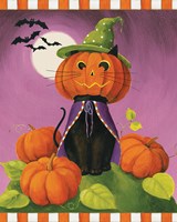 Happy Haunting Cat Fine Art Print