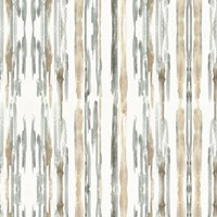 Sand and Sea Gold Stripes Fine Art Print