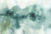 My Greenhouse Abstract I Crop Blue NG Fine Art Print