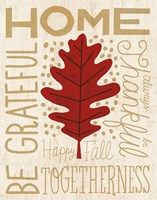 Family Tree Leaf II Framed Print