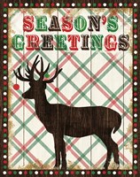 Simple Living Holiday Seasons Greetings Framed Print