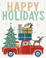 Holiday on Wheels III v2 Fine Art Print