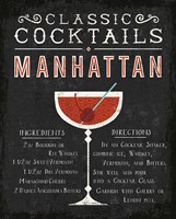 Classic Cocktail Manhattan Fine Art Print