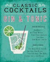 Classic Cocktail Gin and Tonic Fine Art Print