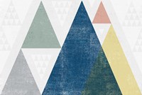 Mod Triangles I Soft Fine Art Print