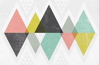 Mod Triangles II Framed Print