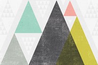 Mod Triangles I Framed Print